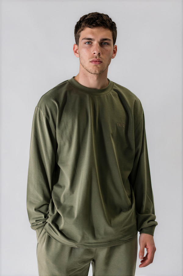 Essential Oversized Long Sleeve Cypress