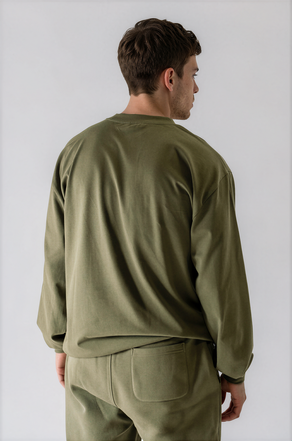 Essential Oversized Long Sleeve Cypress