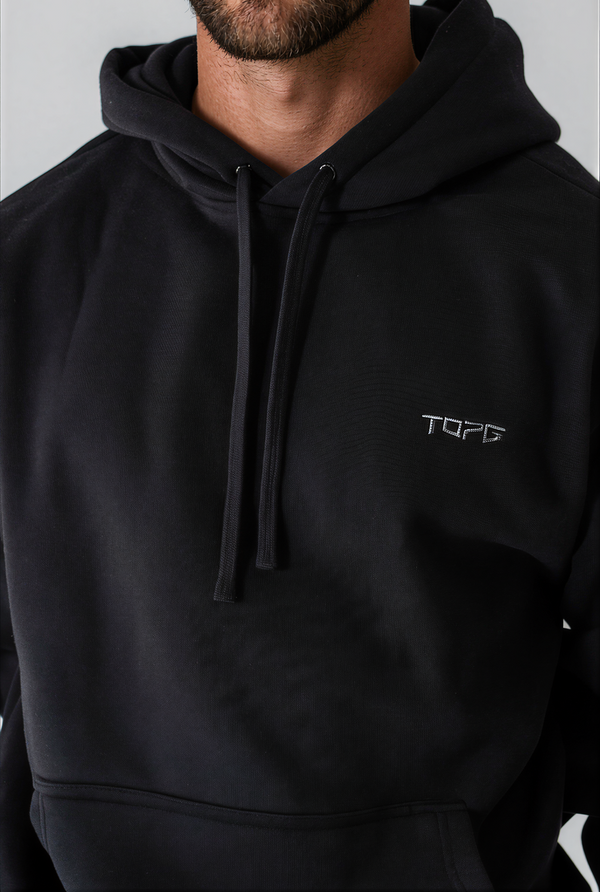 Echelon Heavy Hoodie Black