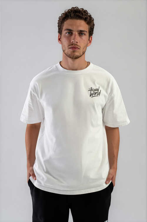 Bay Oversized T Shirt White