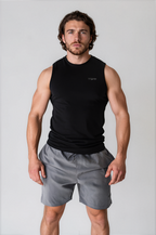 Apex Cut Tank Black