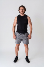 Apex Cut Tank Black