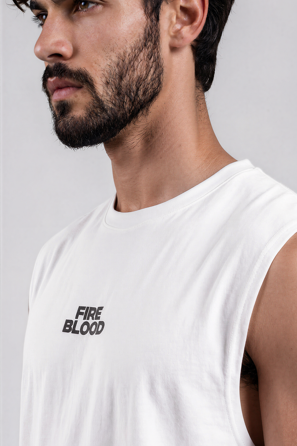FIREBLOOD Vest White