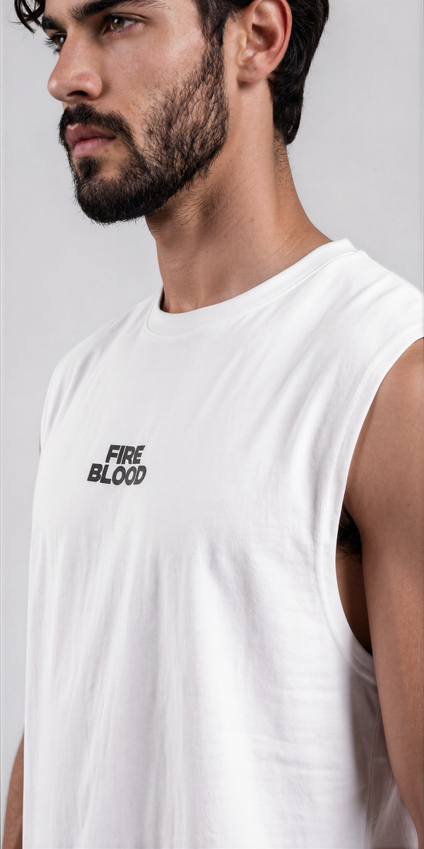 FIREBLOOD Vest White