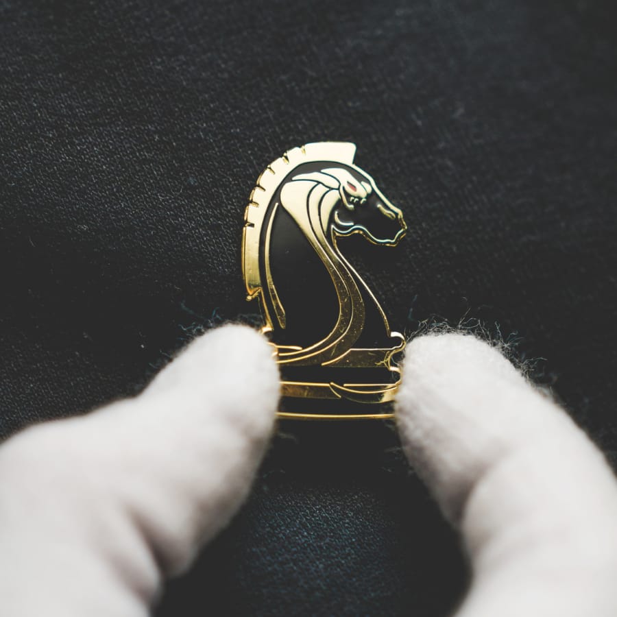 Black Knight Pin fingers