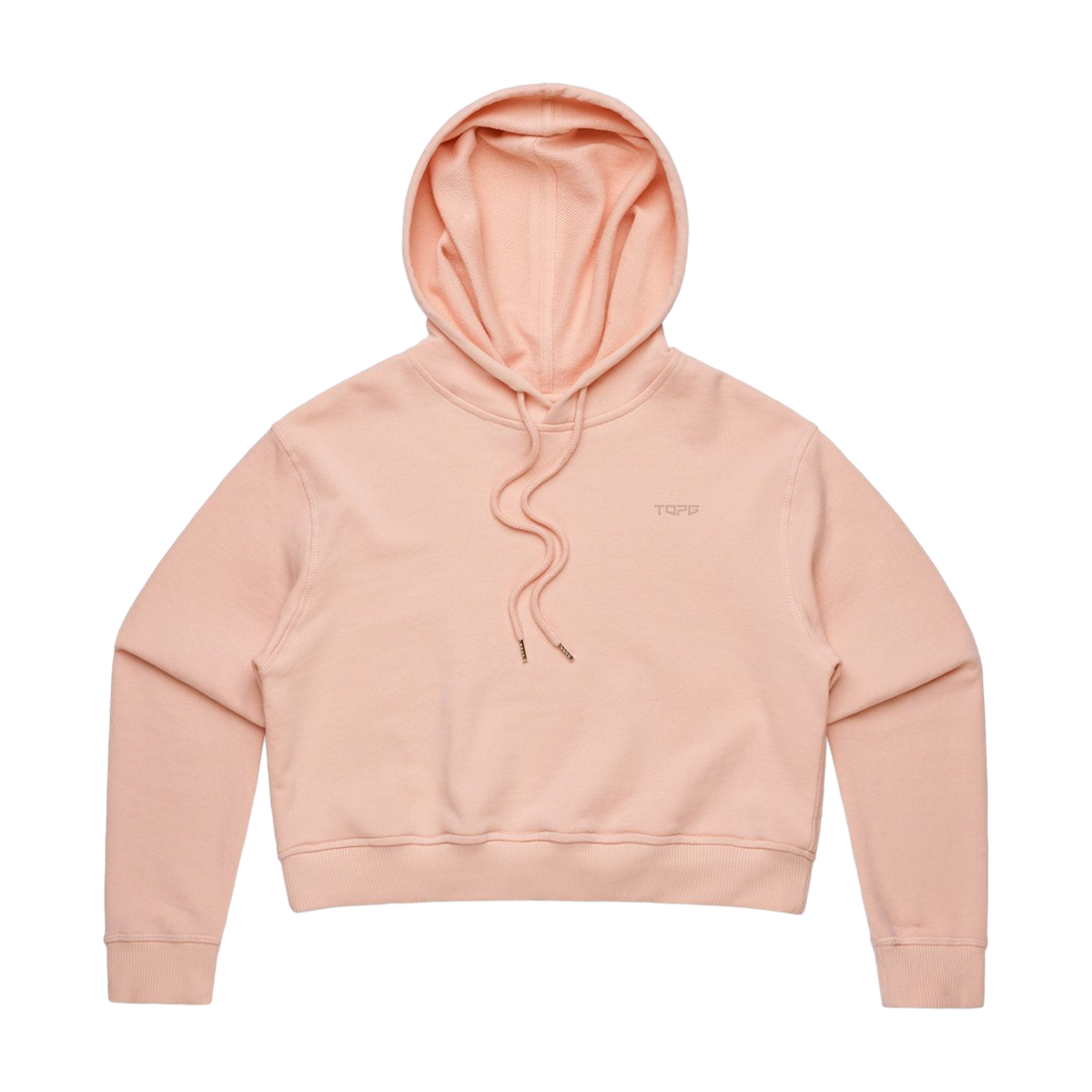Essential Crop Hood Pink Pink crop hood