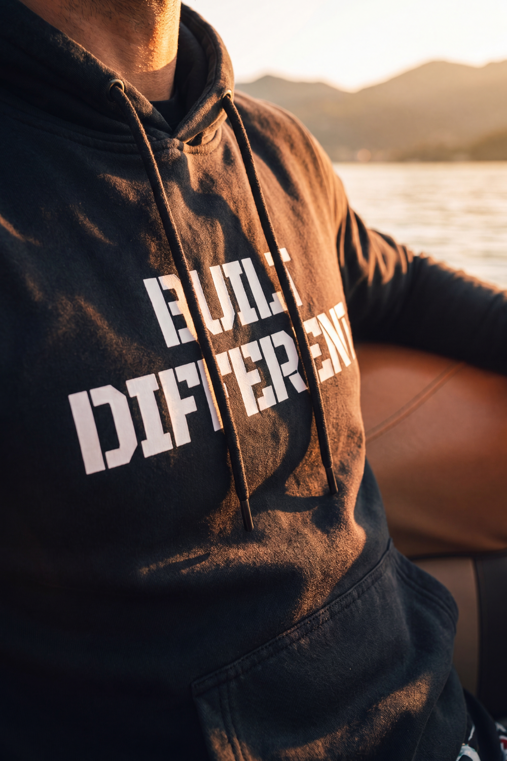 Built Different Hoodie Black