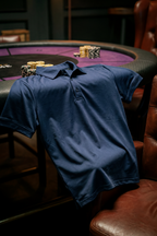 Apex Slim Fit Polo Navy Blue