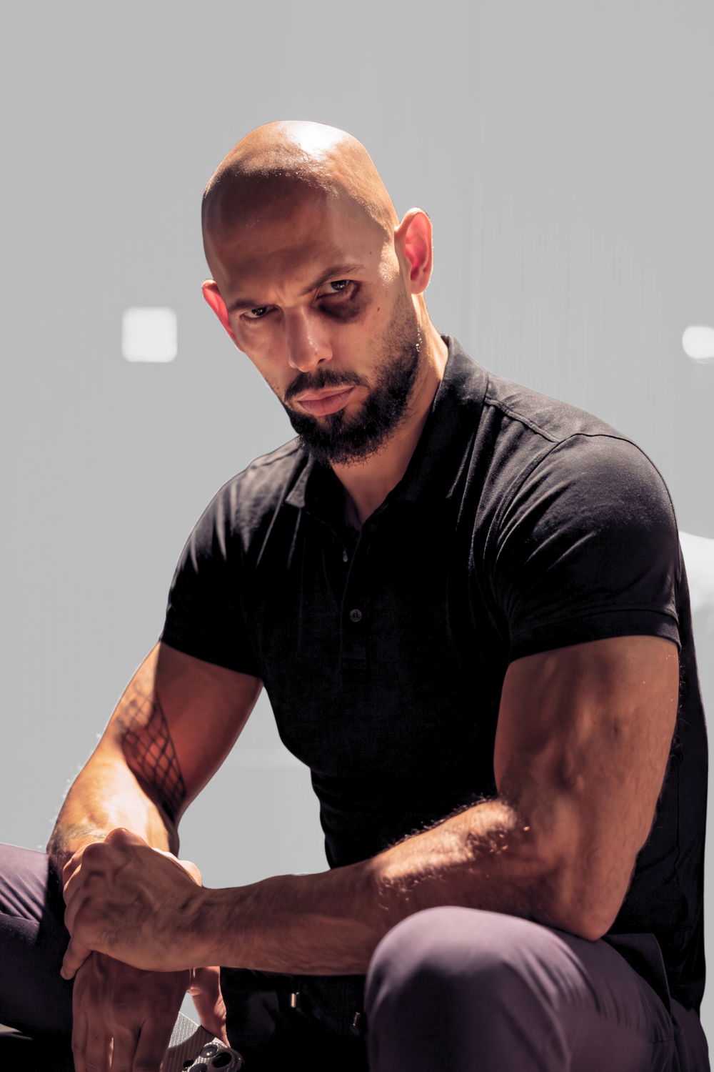 Apex Slim Fit Polo Black