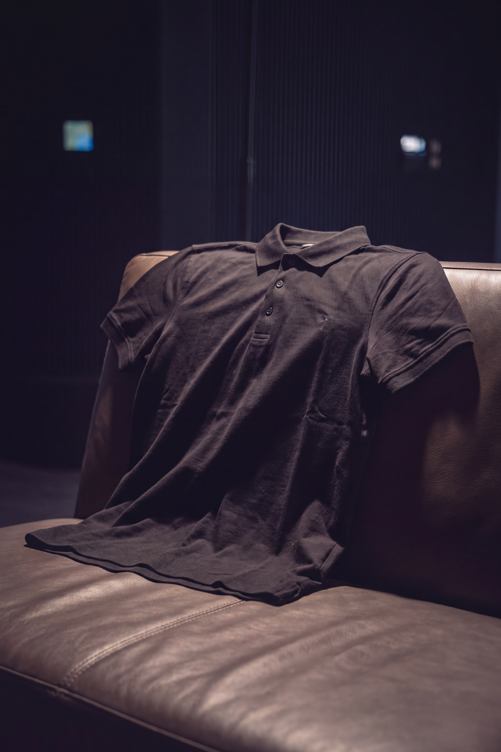 Apex Slim Fit Polo Black