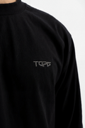 Essential Oversized Long Sleeve Black