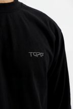 Essential Oversized Long Sleeve Black