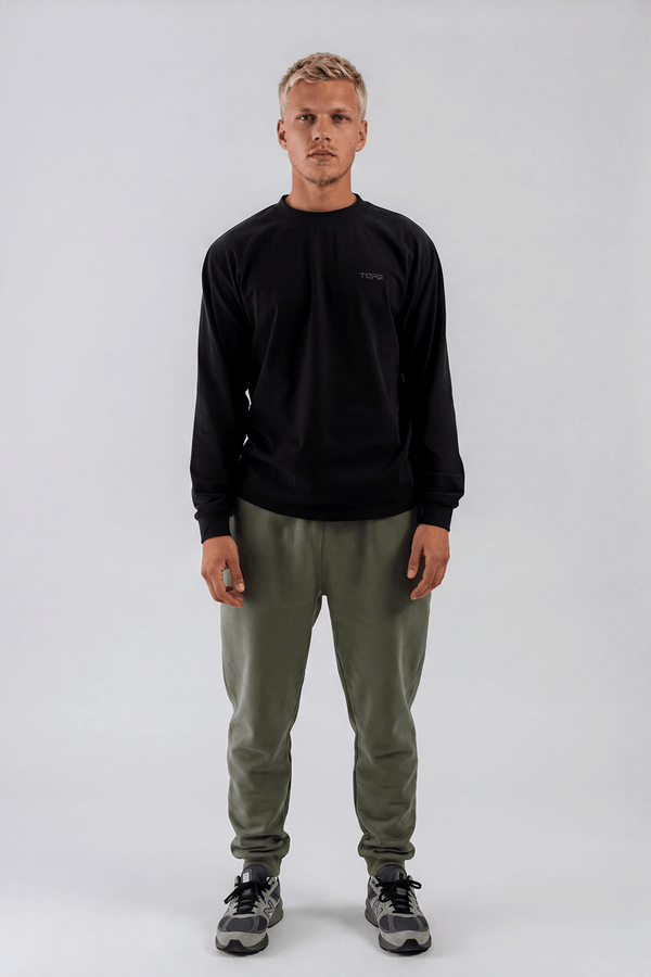 Essential Oversized Long Sleeve Black