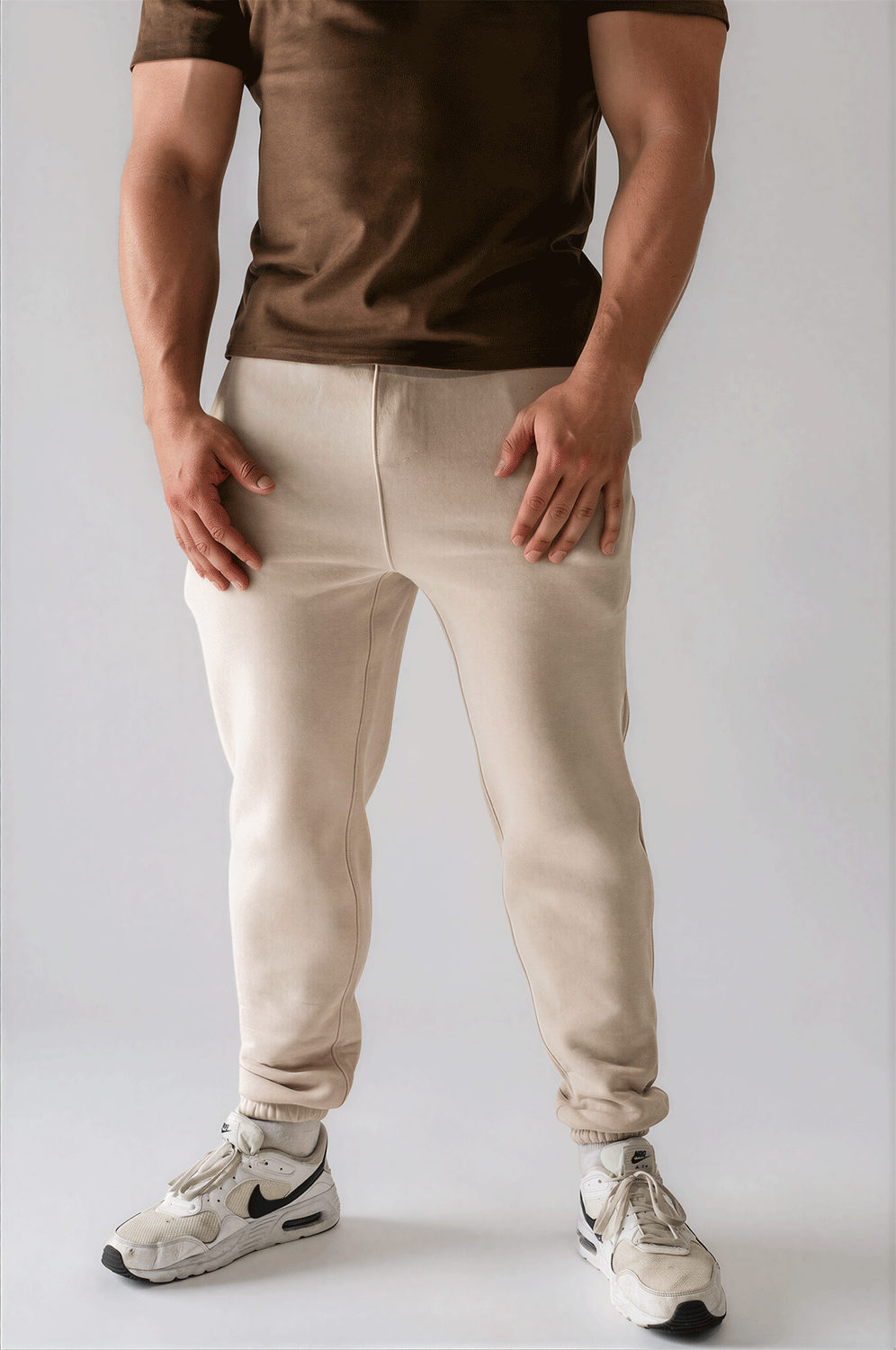 Essential Oversized Joggers Bone