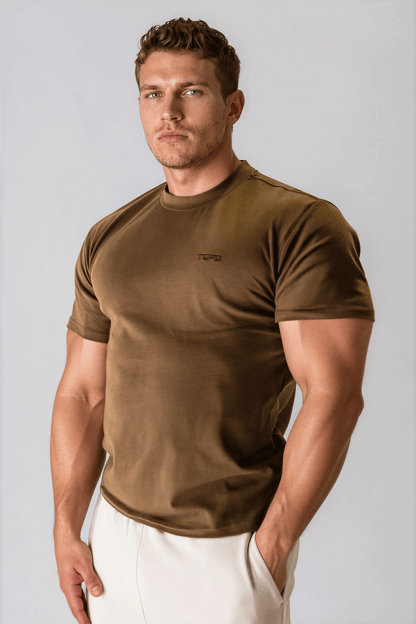 Essential Oversized T Shirt Walnut