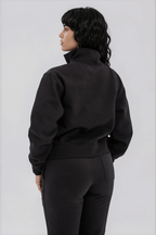 TG Half Zip Crew Black