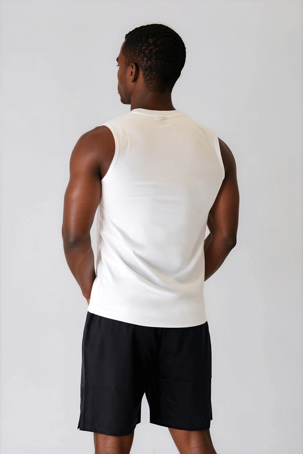 Apex Cut Tank White