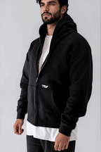 TRW Zip Hoodie Black