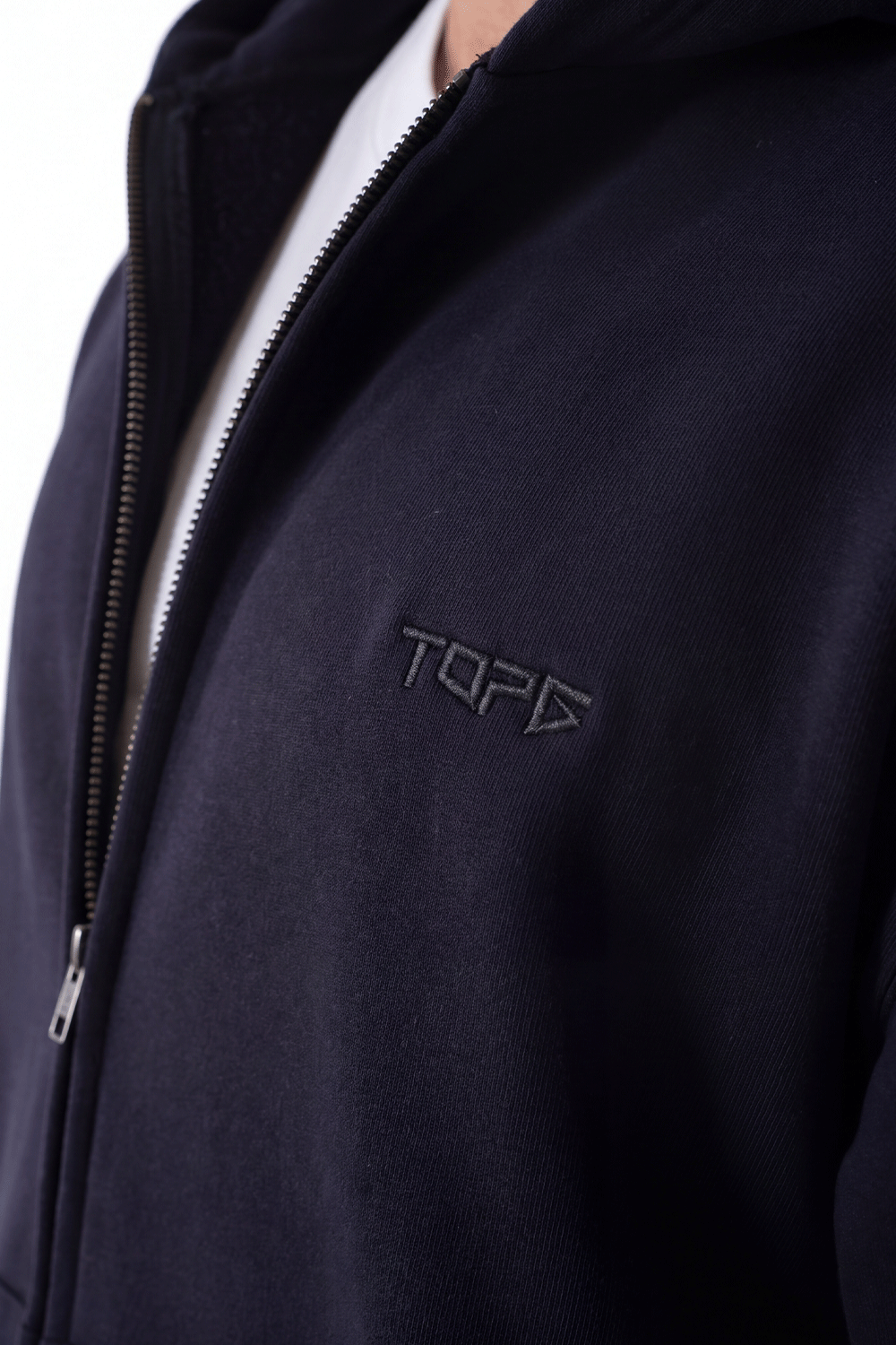 Axis Zip Hoodie Navy