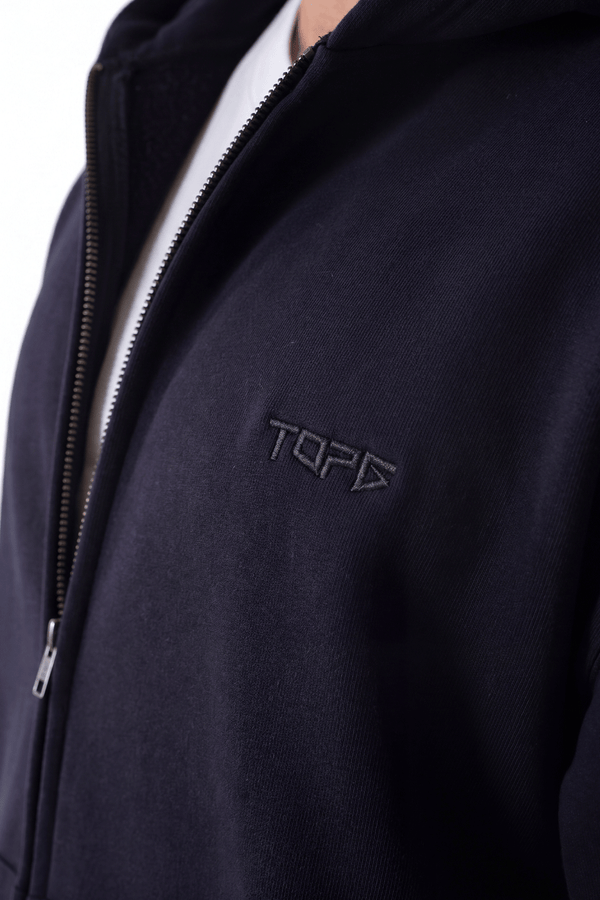 Axis Zip Hoodie Navy