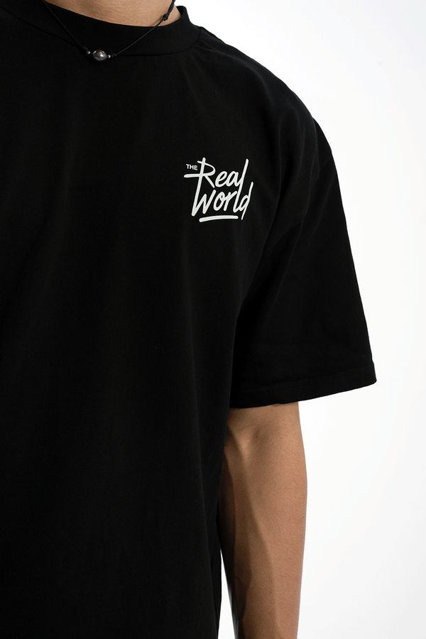 Bay Oversized T Shirt Black