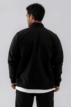 Black Line Bomber Jacket Black