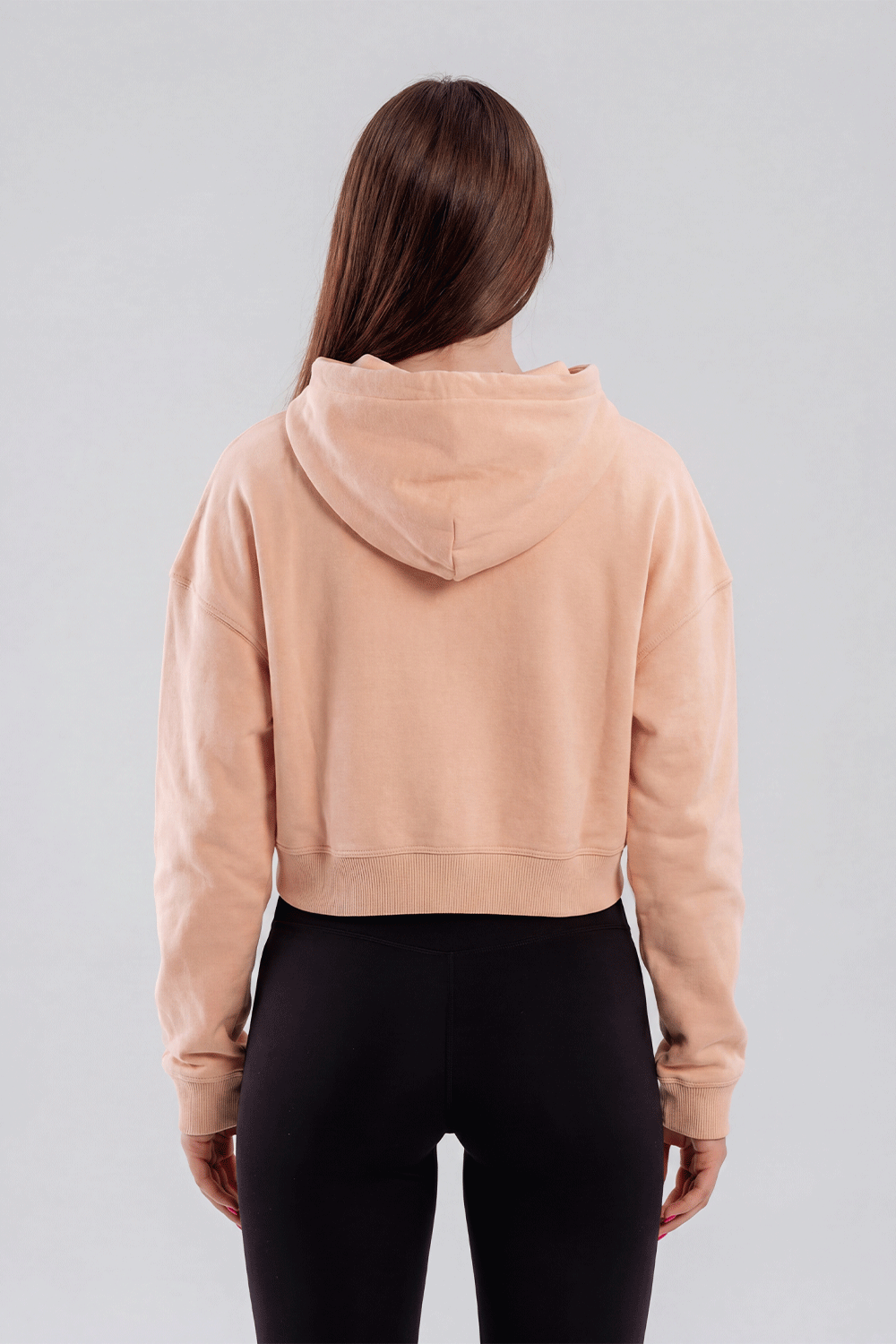 Essential Crop Hood Pink