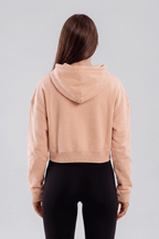 Essential Crop Hood Pink