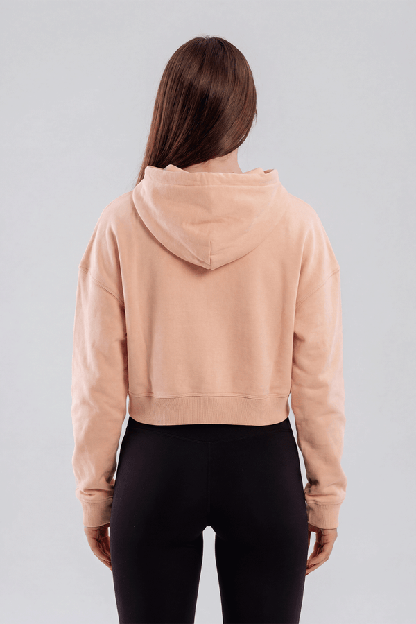 Essential Crop Hood Pink