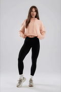 Essential Crop Hood Pink