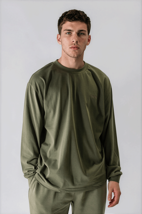Essential Oversized Long Sleeve Cypress