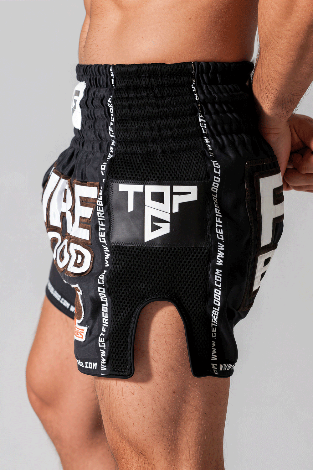 The Worlds Most Famous Fight Shorts Black