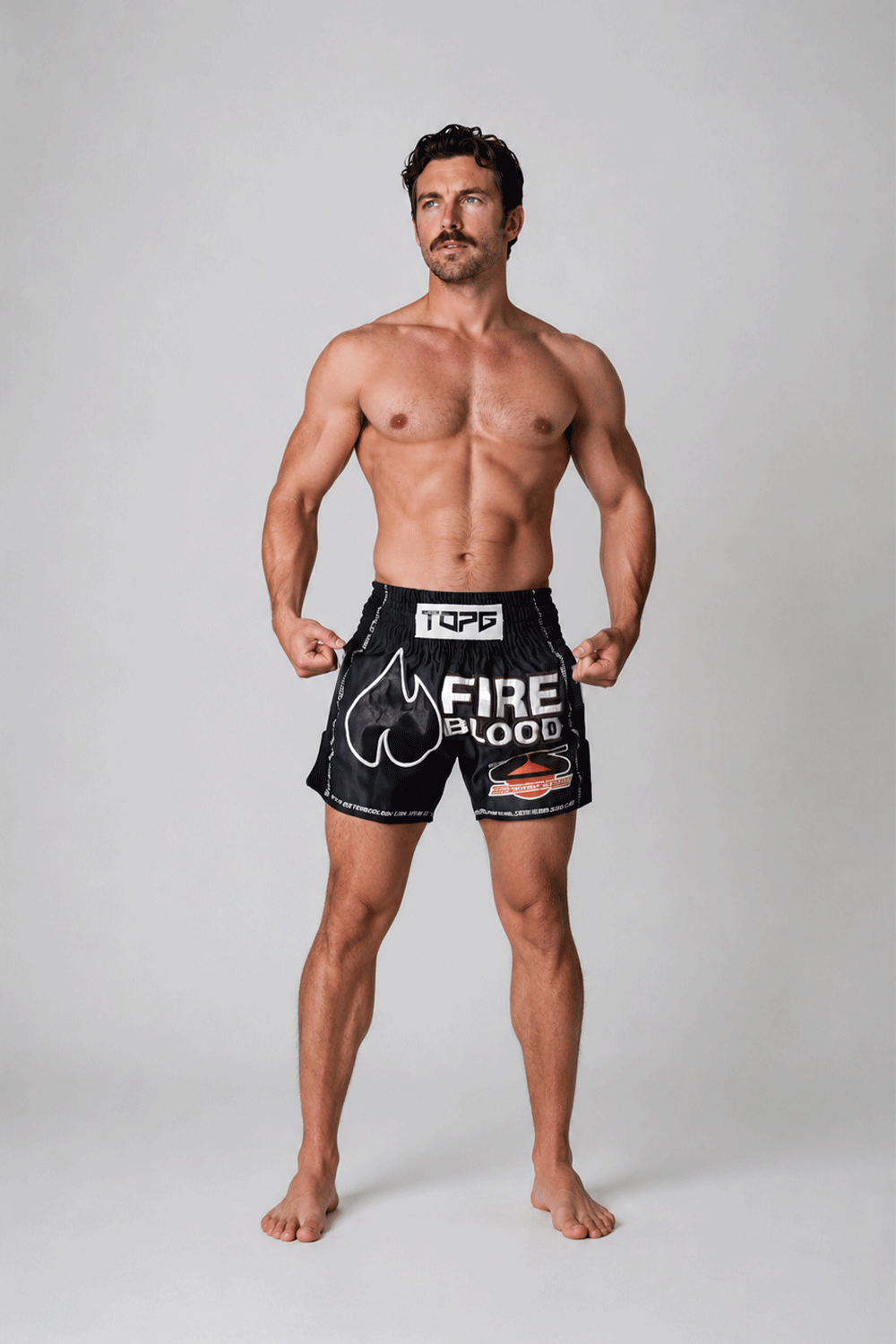 The Worlds Most Famous Fight Shorts Black