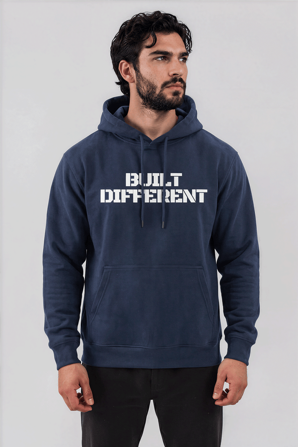 Built Different Hoodie Blue