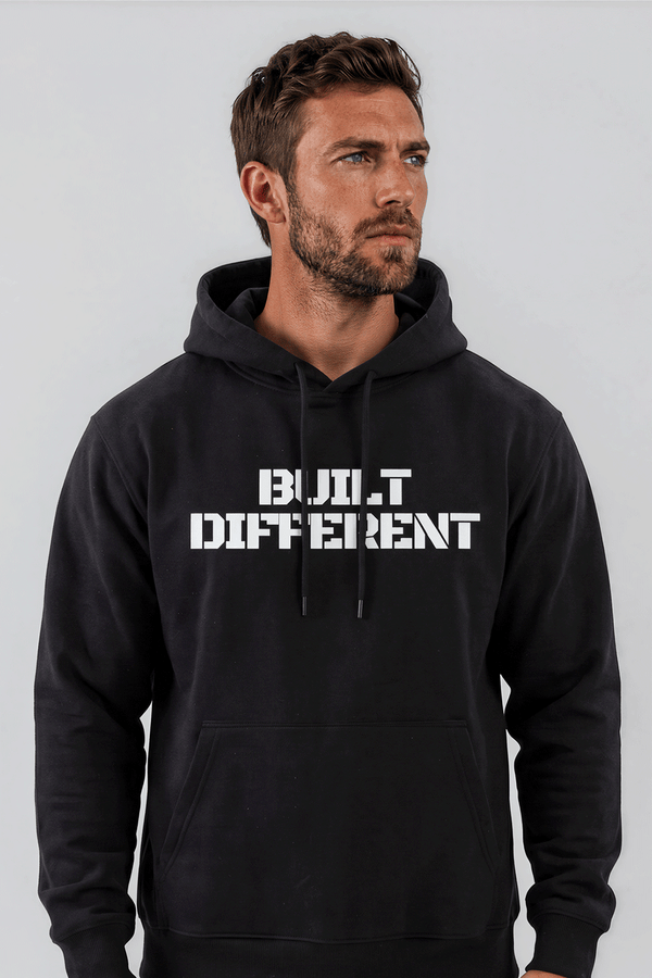 Built Different Hoodie Black