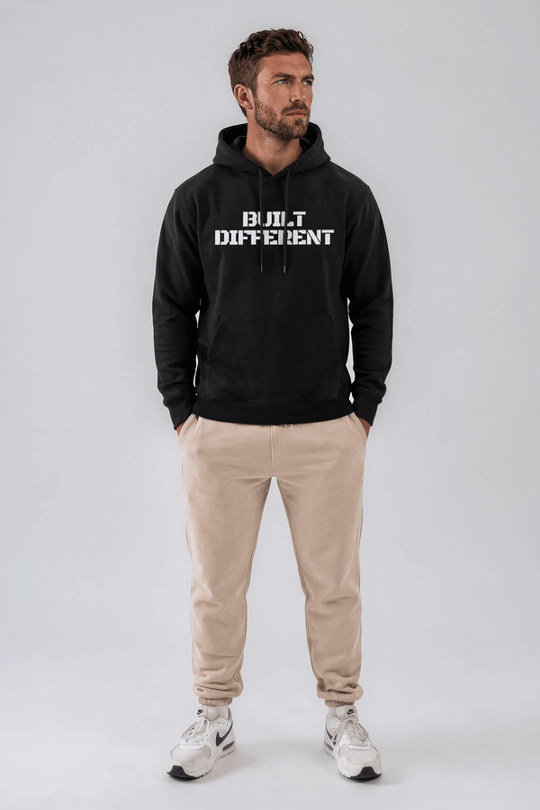 Built Different Hoodie Black