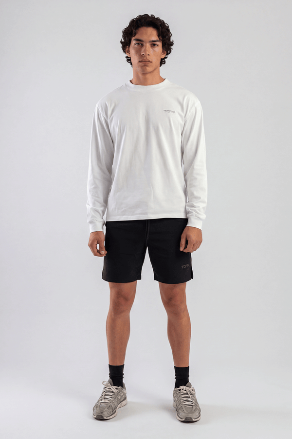 Essential Oversized Long Sleeve White