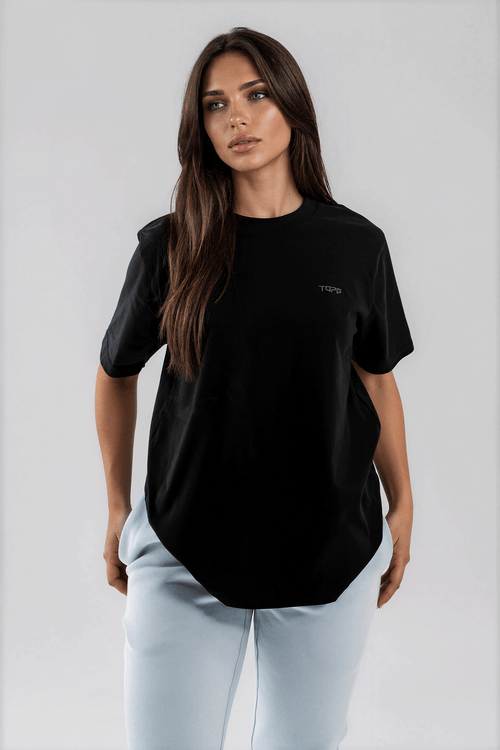 Balance Faded Tee Black