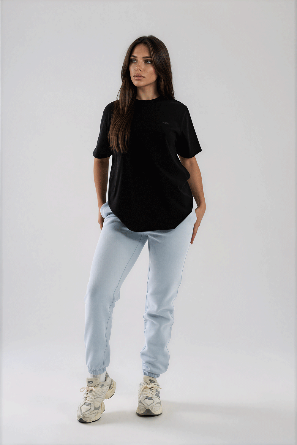 Balance Faded Tee Black