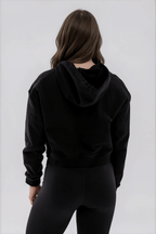 Essential Crop Hood Black