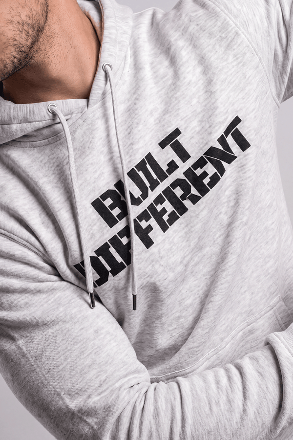 Built Different Hoodie Grey