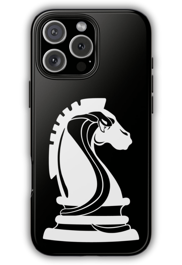 The Knight Shell front view Top G phone case