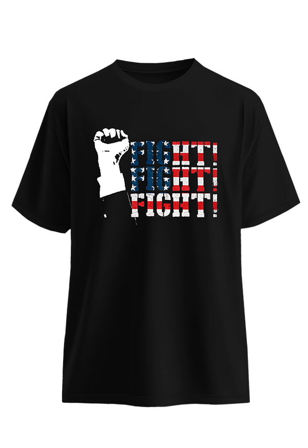 FIGHT FIGHT FIGHT front view Top G men's t shirt