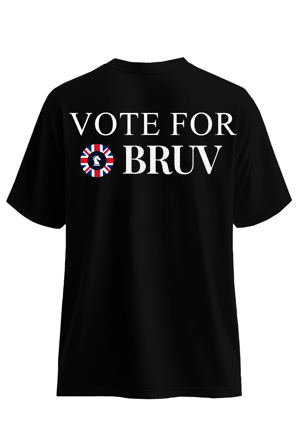 Vote for BRUV Tee back view Top G men's t shirt