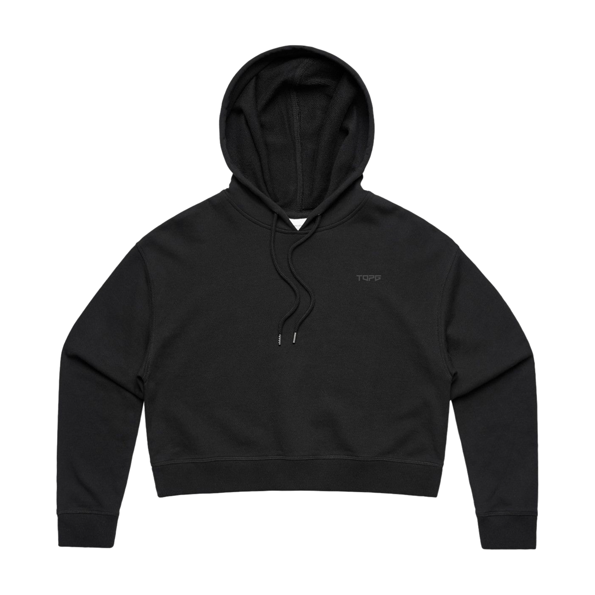 Essential Crop Hood Black black crop hood