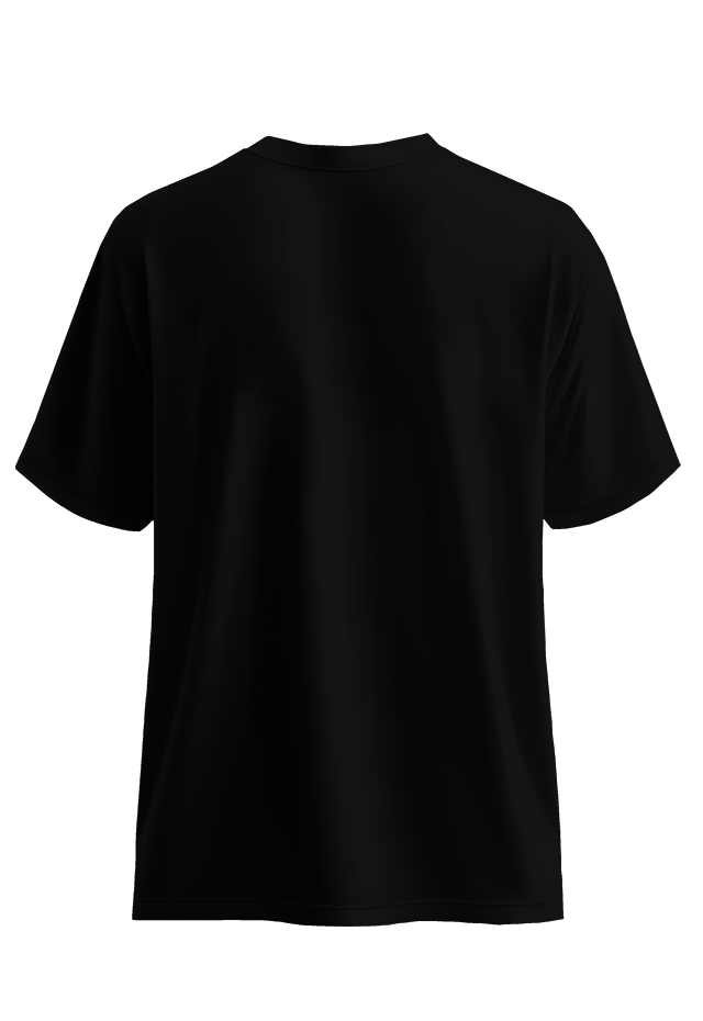 Top Tee Black and Gold back view Top G men's t shirt