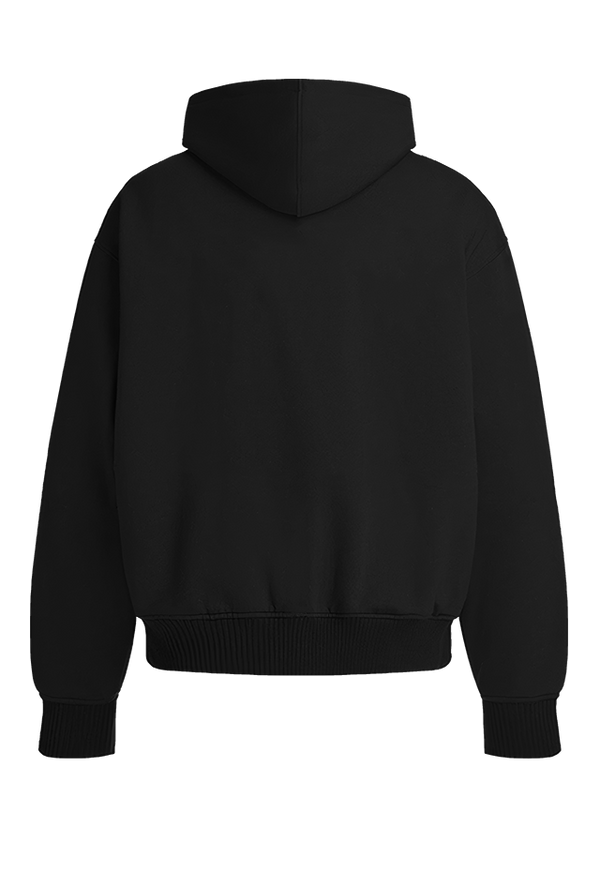 Built Different Hoodie Blackout Edition back view Top G men's hoodie