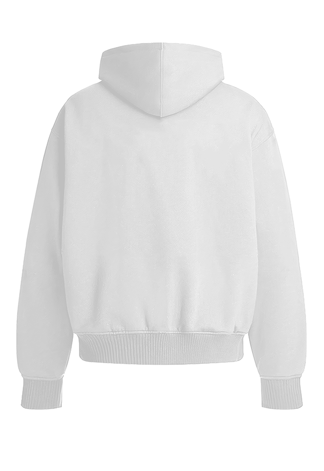 Built Different Hoodie White side view Top G men's hoodie