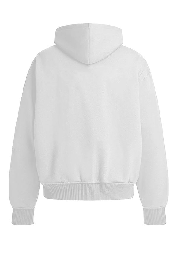 Built Different Hoodie White side view Top G men's hoodie