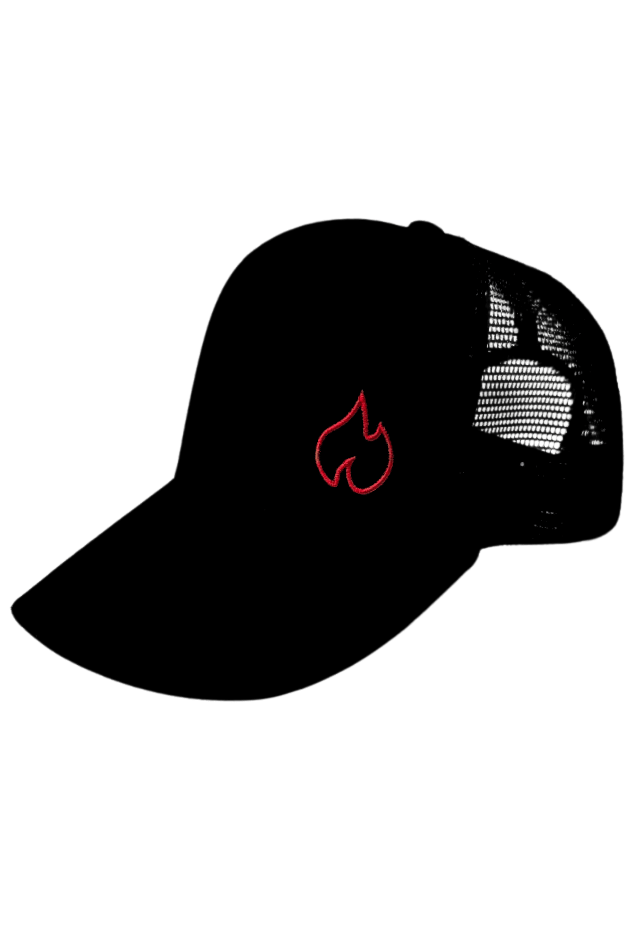 FIREBLOOD CAP front view Fireblood cap